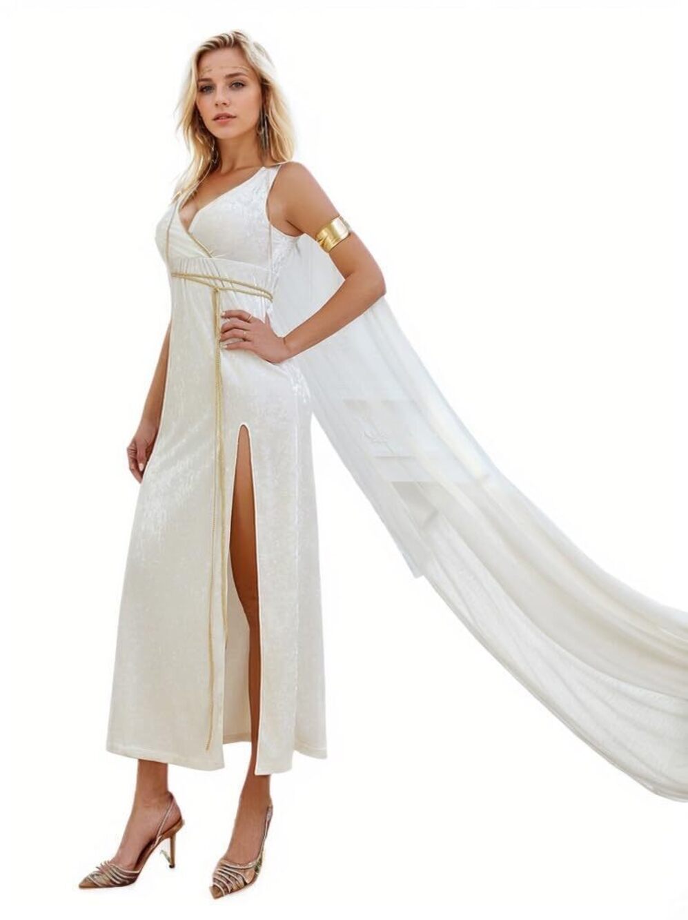 4379 Greek Goddess Costume Cosplay Glorious Venus Greek Goddess Costume